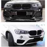 Performance kidney grille for BMW X3 F25 LCI / X4 F26, glossy black 