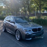 Performance kidney grille for BMW X3 F25 LCI / X4 F26, glossy black 