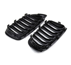 Performance kidney grille for BMW X3 F25 LCI / X4 F26, glossy black 