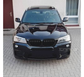 Performance kidney grille for BMW X3 F25 (11-14), glossy black 