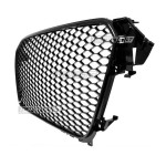 RS-design front grille for Audi A4 B8 (12-15), glossy black