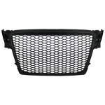 RS-style front grille for Audi A4 B8 (08-12), matte black