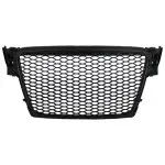 RS-style front grille for Audi A4 B8 (08-12), matte black