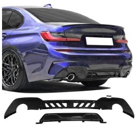 Performance rear bumper diffuser for BMW G20 / G21 (18-), with M-Sport