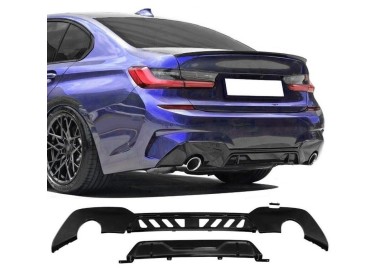 Performance rear bumper diffuser for BMW G20 / G21 (18-), with M-Sport