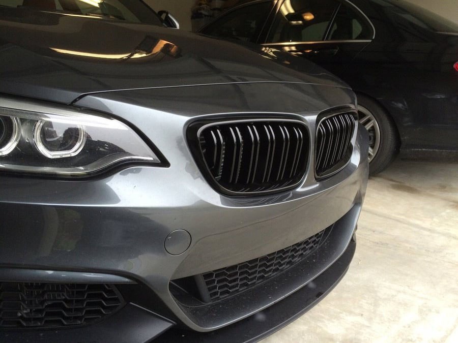For BMW F22 / F23 / F87 Performance front grille, black