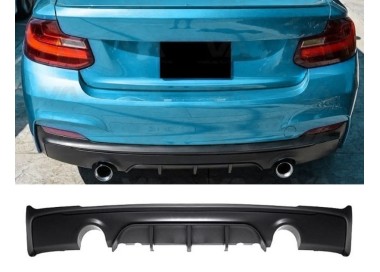 Performance rear bumper diffuser for BMW F22 / F23 with M-Sport 235 / 240