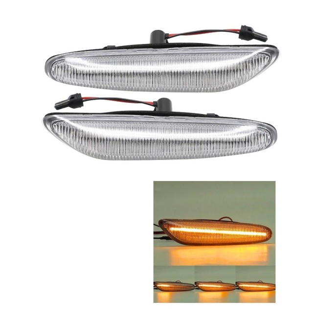 Dynamic LED side indicators for BMW E90 / E91 (05-11), white