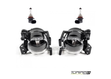 Fog lights for BMW E92 / E93 with M3-style bumper, clear (06-10)