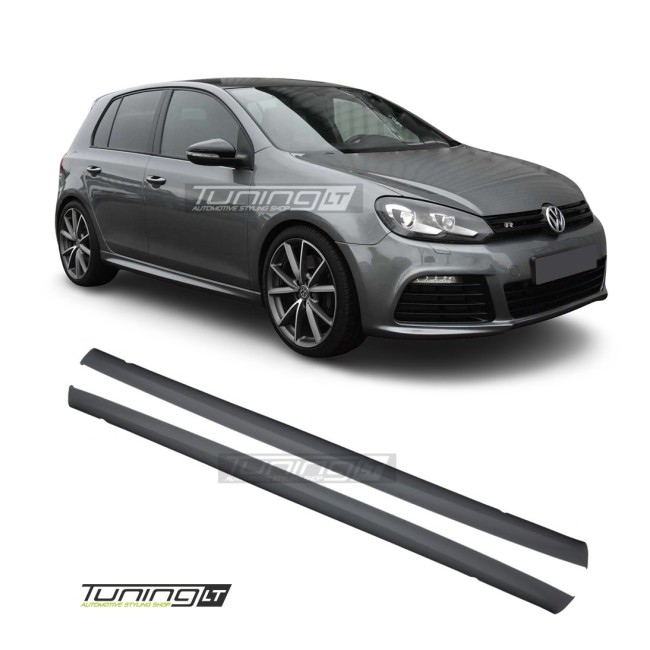 R20-style side skirts for VW Golf MK6 (08-13)