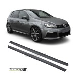 R20-style side skirts for VW Golf MK6 (08-13)