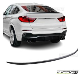 Performance trunk spoiler for BMW X4 F26 (14-18), glossy black