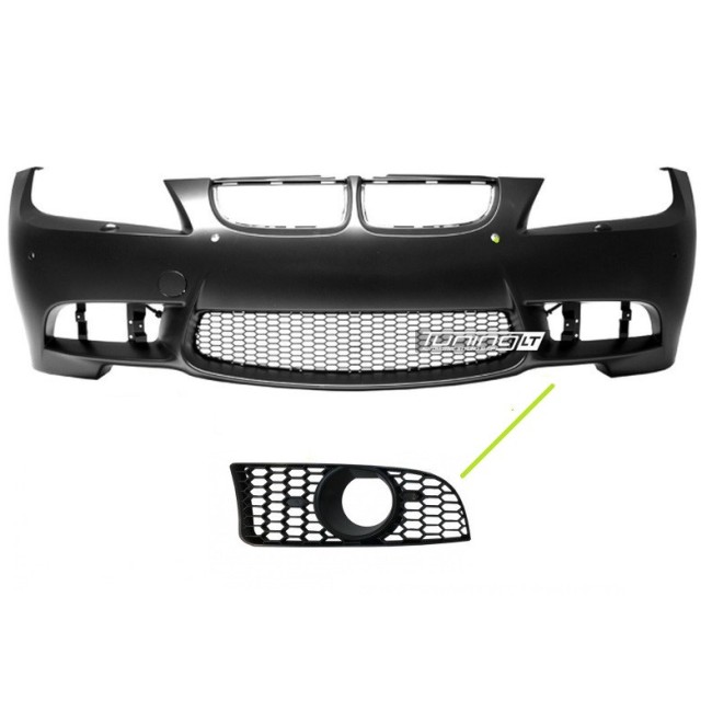 Fog light grille left side for BMW E90 / E91 (05-11) M3 style bumper Fog light grille left side for BMW E90 / E91 (05-11) M3 style bumper