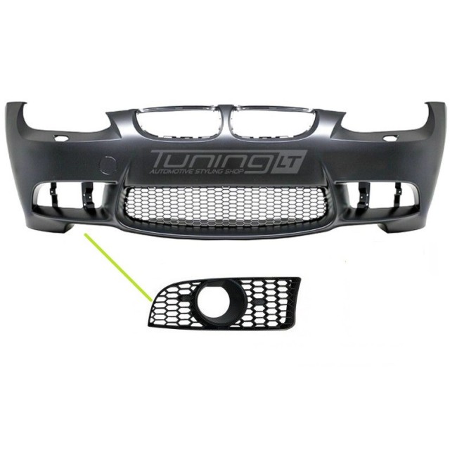 Fog light grille for BMW BMW E92 / E93 (06-10) M3 style bumper, right side