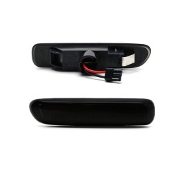 Sequential LED side indicators for BMW E46, black
