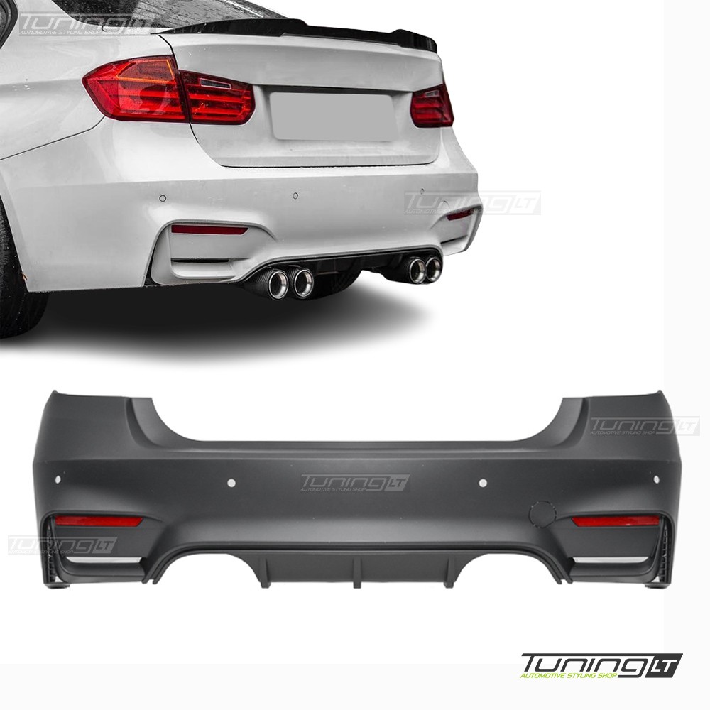BMW F30 M3 išvaizdos galinis bamperis M Look