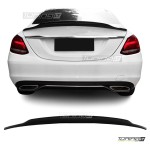 C Class - W204: Gloss Black AMG Style Spoiler 07-14