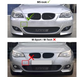 Tow hook cover for BMW E60 / E61 with M5-look bumper