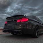 M4 design trunk spoiler for BMW F10 (10-17), glossy black 