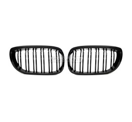 Performance kidney grille for BMW E46 coupe / convertible (03-06), glossy black 