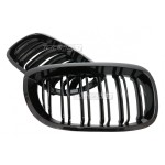 Performance kidney grille for BMW E46 coupe / convertible (03-06), glossy black 