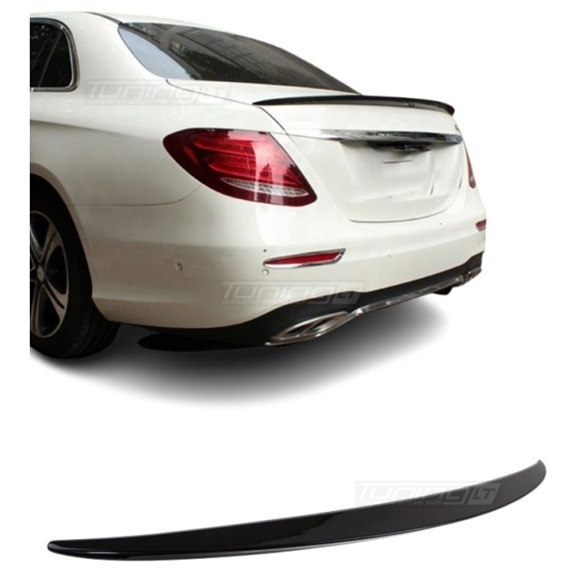 For Mercedes W213 trunk spoiler Glossy Black AMG