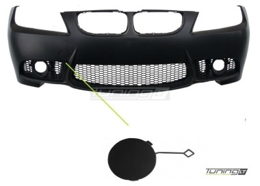Tow hook cover for BMW E90 / E91 M3 look front bumper