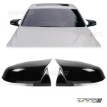 M style mirror caps set for BMW F20, F22, F30, F32, F34, E84, glossy black