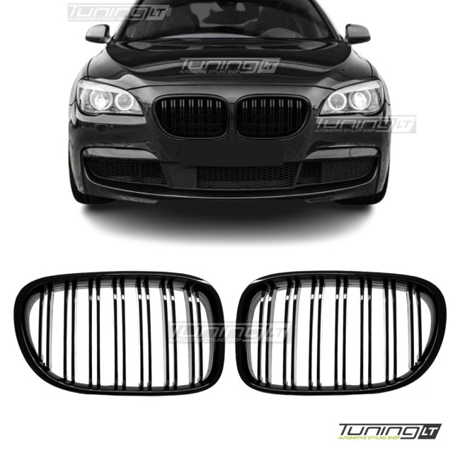 For BMW F01 / F02 Performance front grille, glossy black