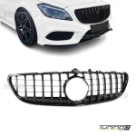 Front grille for Mercedes-Benz CLS C218 (14-18), glossy black