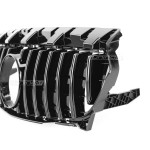 Front grille for Mercedes CLA C117 (13-16), glossy black