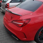 Trunk Spoiler for Mercedes CLA C117, glossy black