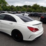 Trunk Spoiler for Mercedes CLA C117, glossy black