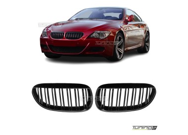 Performance kidney Grille for BMW E63 / E64, glossy black 