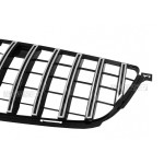 GT R Panamericana style Front Grille for Mercedes ML W166 (11-15), chrome