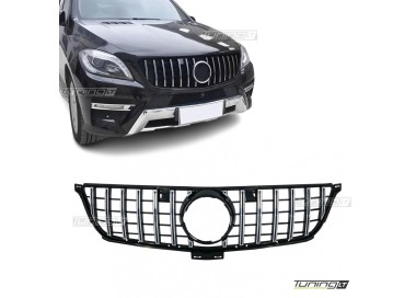 GT R Panamericana style Front Grille for Mercedes ML W166 (11-15), chrome