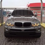 Kidney Grille for BMW X5 E53 LCI (04-06), glossy black