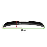 Universal Trunk Spoiler / Roof Spoiler, Glossy Black ABS