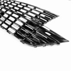 Front badgeless Grille for VW T6.1 (19-), glossy black