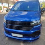 Lower bumper Grille for VW T6.1 (19-), glossy black