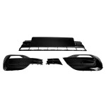 Lower bumper Grille for VW T6.1 (19-), glossy black
