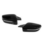 M style Mirror Caps set for BMW G11, G12, G15, G20, G22, G30, glossy black
