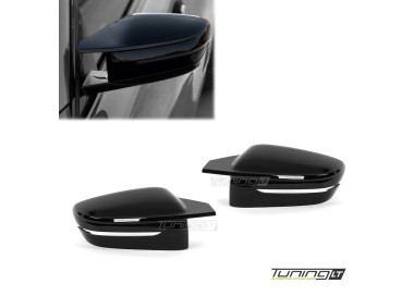 M style Mirror Caps set for BMW G11, G12, G15, G20, G22, G30, glossy black