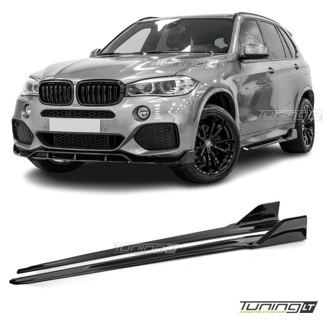 For BMW F15 X5 Aerodynamic side Skirt Extensions