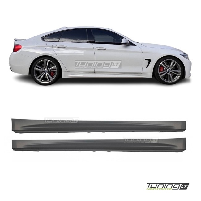 M-Sport Side Skirts set for BMW F36 Gran Coupe (14-20)