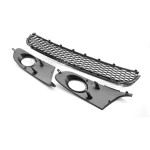 Lower Grille set for VW Golf MK6 front standard bumper, glossy black