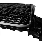 RS-style front grille for Audi A4 B8 / S4 B8 (08-12), matte black