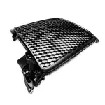 RS-style front grille for Audi A4 B8 / S4 B8 (08-12), matte black