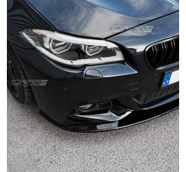 Performance front bumper spoiler for BMW F10 / F11, glossy black
