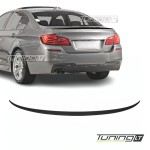 M-Sport trunk spoiler for BMW F10 (10-17), matte black